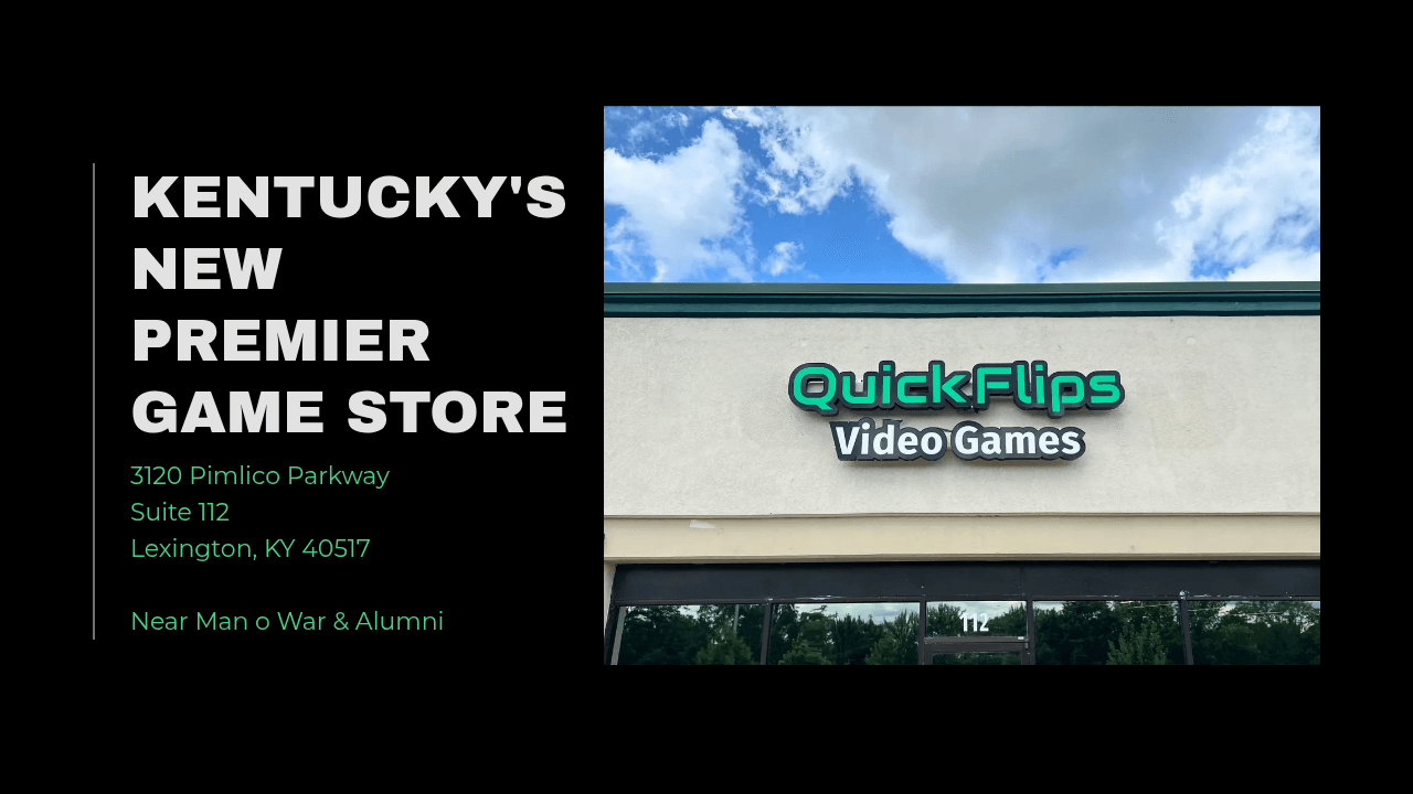 QuickFlips Video Games + Cards