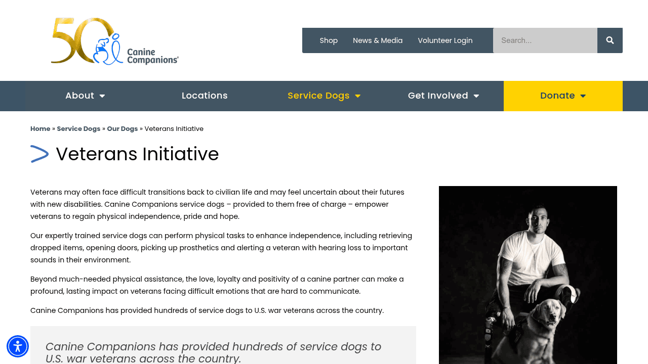 Canine Companions Veterans Initiative