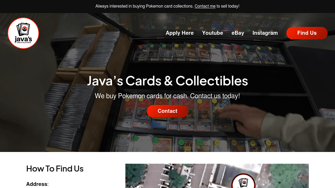 Java's Cards and Collectibles