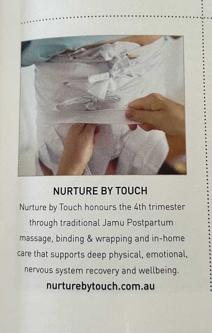 Nurture by Touch™ Jamu Innate Postpartum care - Jamu massage, binding & wrapping