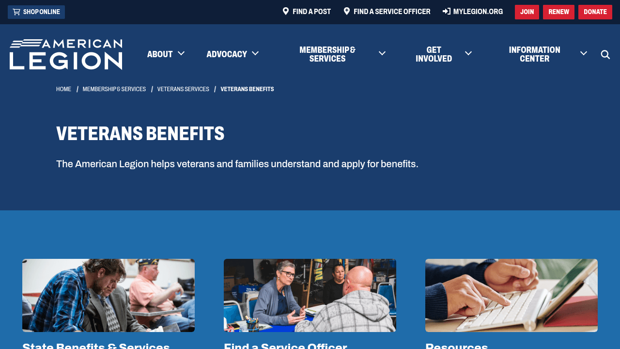 Veterans Benefits | The American Legion