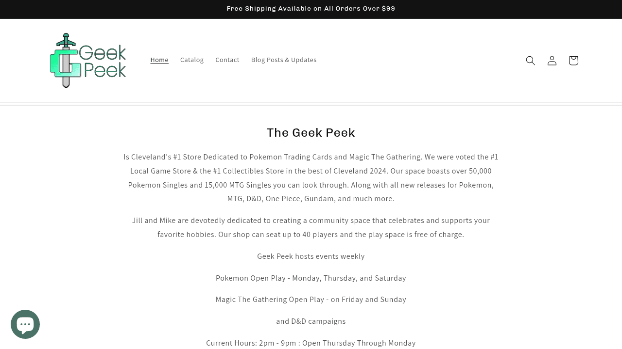 The Geek Peek