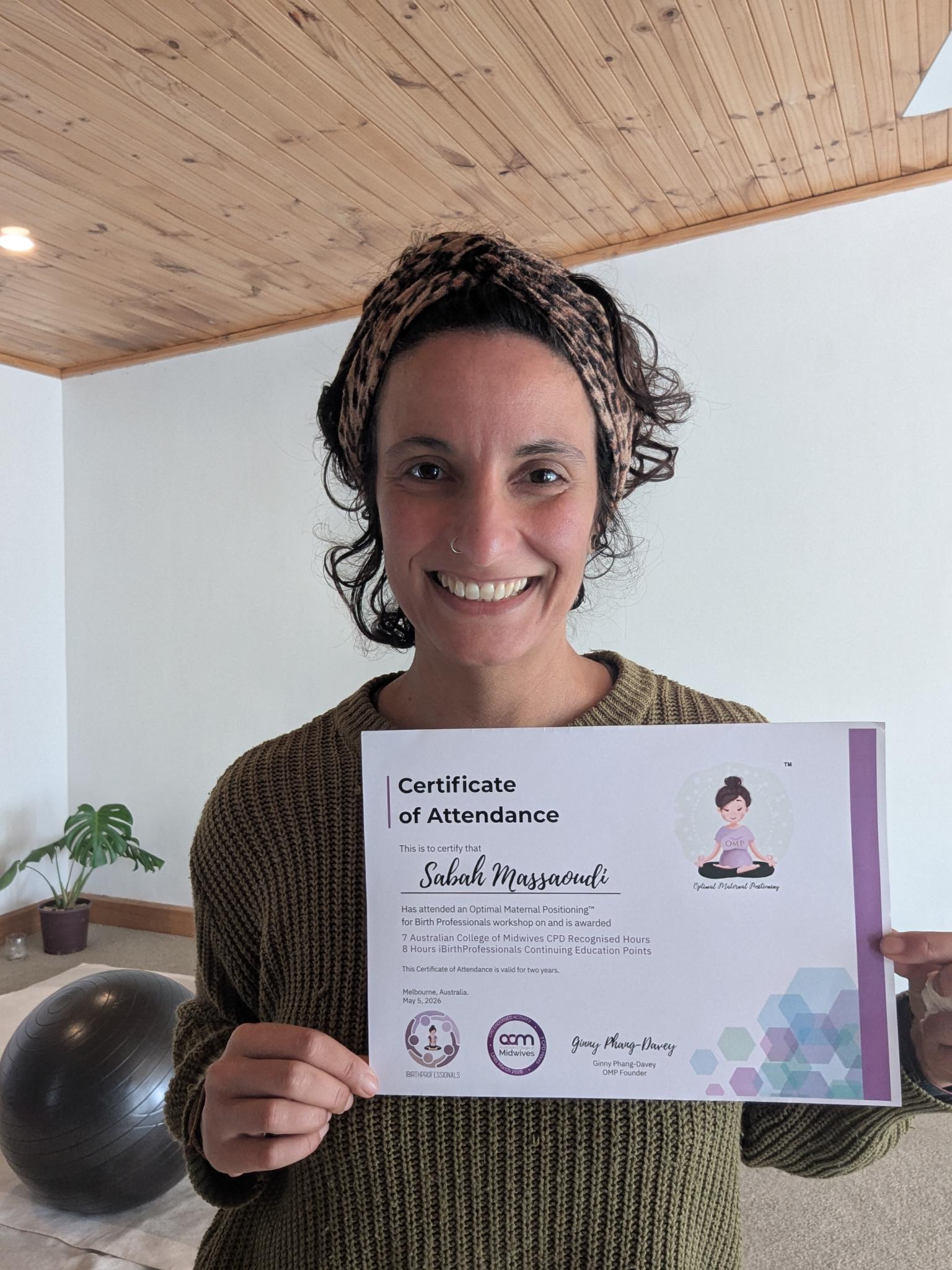 Sabah, Full Spectrum Doula and Acupressure Therapist