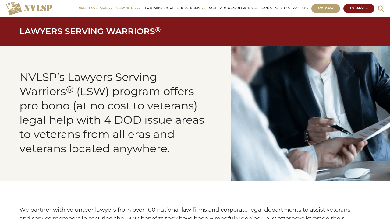 NVLSP Discharge Upgrade Program